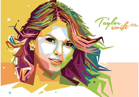 Taylor Swift Vector Portrait 82705 Vector Art At Vecteezy