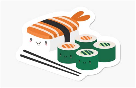 Stickers Aesthetic Sushi Png Clipart Png Download Sushi Stickers