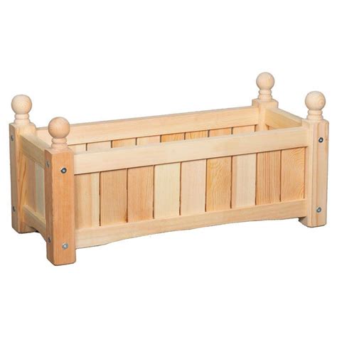Have To Have It 24 Inch Rectangle Solid Wood Lexington Planter Box 39
