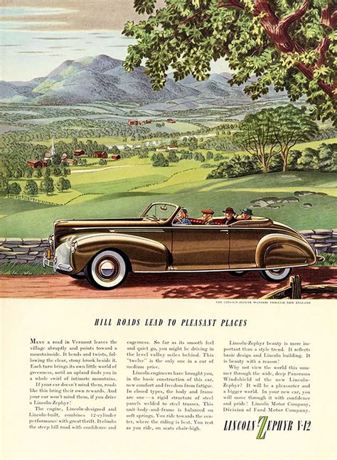Luxury Madness A Gallery Of Classic Lincoln Ads The Daily Drive