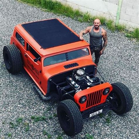 Jeep Wrangler Hot Rod With V8 Engine Was Chopped In France Autoevolution