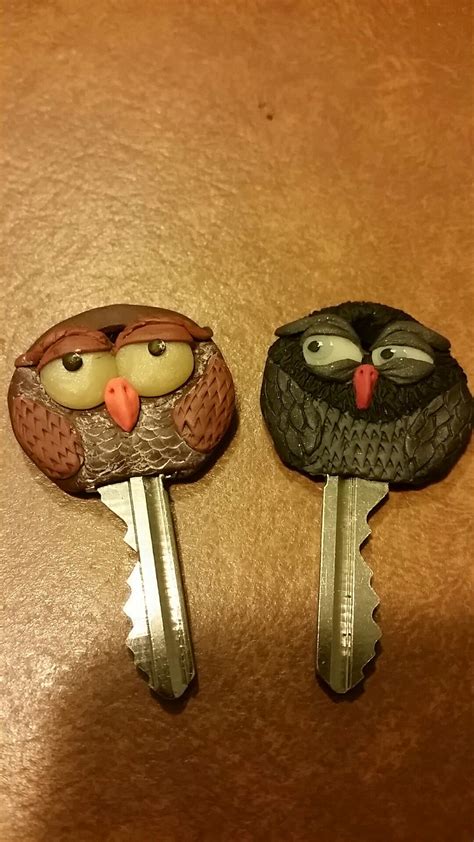 Polymer Clay Key Covers Chaveiros