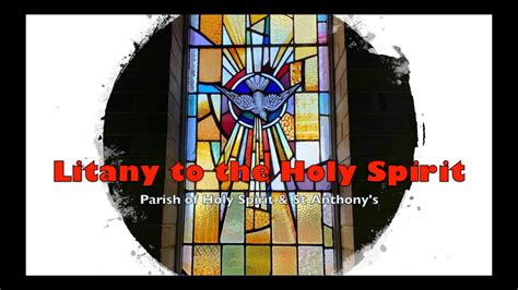 Litany To The Holy Spirit Pentecost 🇦🇺 Youtube