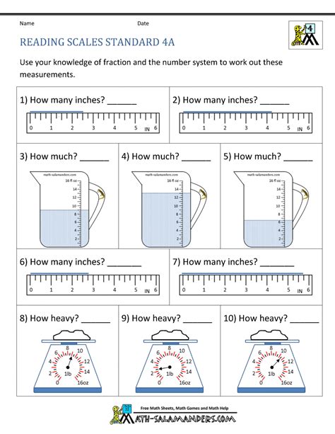 2nd Grade Measurement Worksheets Measuring Worksheet 2nd Grade Printable Length And Height
