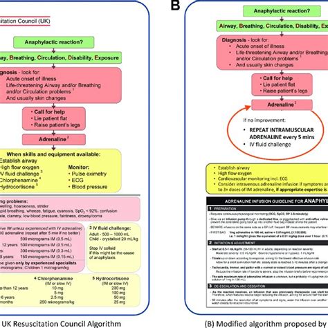 Anaphylaxis Algorithm Pediatric Anaphylaxis Algorithm Anaphylaxis Ead