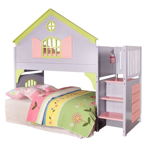 Donco Kids Donco Kids Doll House Twin Loft Bed And Reviews Wayfair