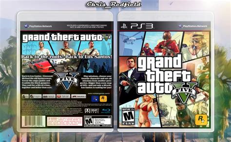 Grand Theft Auto V Playstation 3 Box Art Cover By Chris