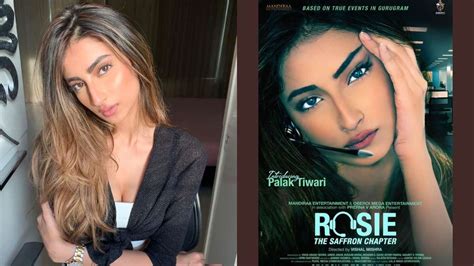 shweta tiwari s daughter palak tiwari to make her bollywood debut with rosie the saffron