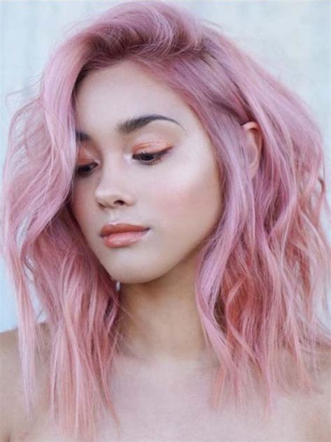 Welcome to our gallery featuring women with pink hairstyles. 30 Best Rose Pink Hair Looks