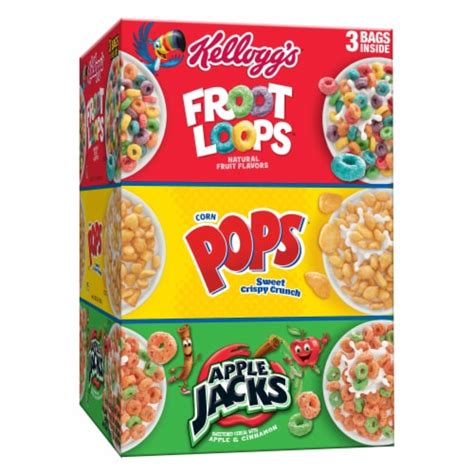 Kelloggs® Variety Pack Bag Cereal 3 Ct 1733 Oz Food 4 Less