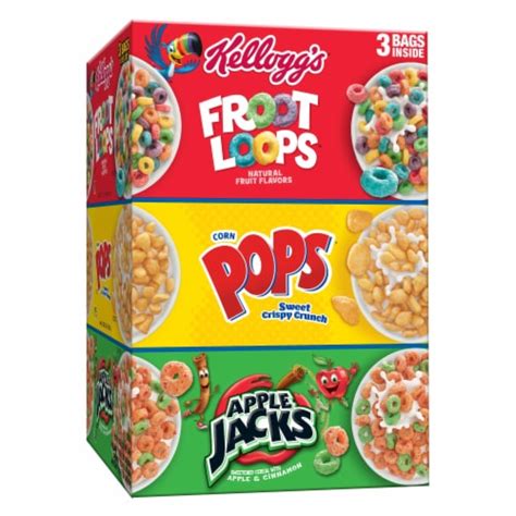 Kelloggs Breakfast Cereal Variety Pack 52 Oz Ralphs