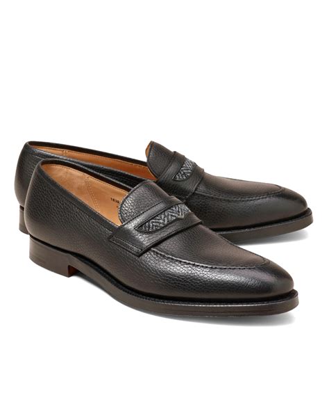brooks brothers peal and co ® penny loafers in black for men lyst