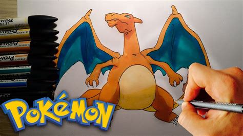 ♥ How To Draw Charizard From Pokemon Drawing Tutorial Youtube