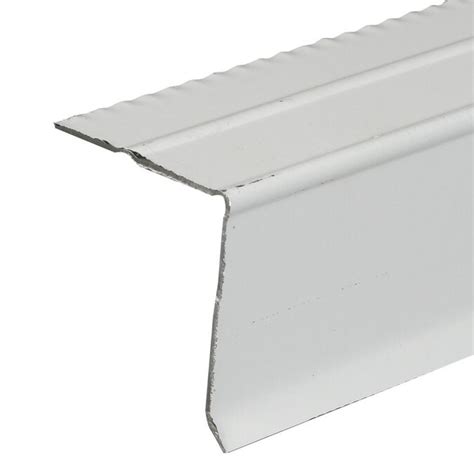 Amerimax C6 Pack 3 In X 10 Ft White Galvanized Steel Drip Edge In The