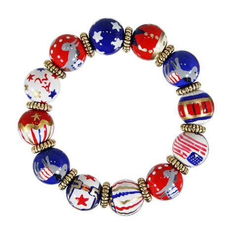 Join The Party Democratic Classic Bracelet By Angela Moore Hand