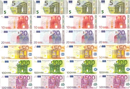 Euroscheine als scheck,.den man natürlich nicht wirklich einlösen kann. 1000 Euro Schein Ausdrucken : Man kann den schein an derzeit 20 verkaufsstellen in deutschland ...