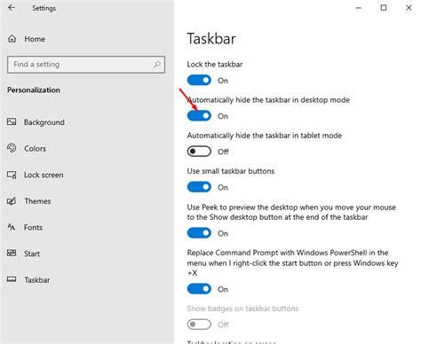 How To Hide And Show Windows 10 Taskbar Automatically