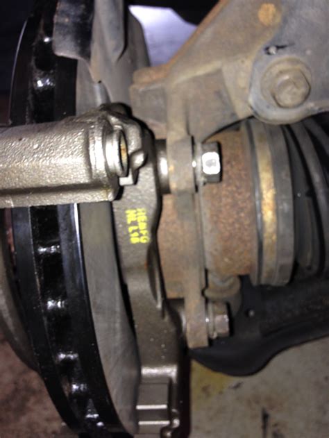 Front Brake Caliper Mounting Bracket Out Of Alignment With Rotor