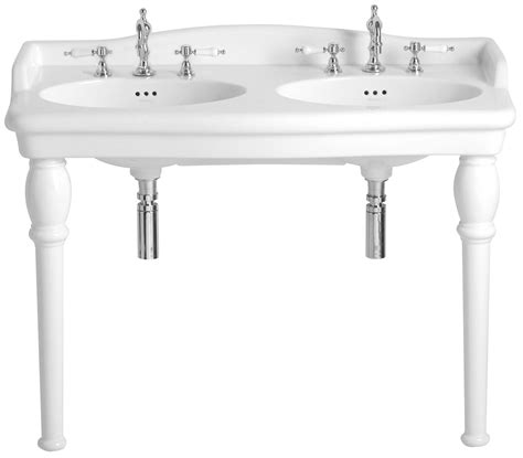 Heritage Victoria Double Console 3 Taphole Basin Pvew483 Basin