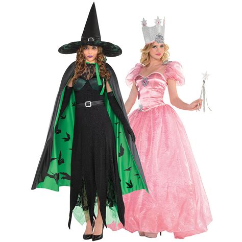 Womens Glinda And The Wicked Witch Couples Costumes