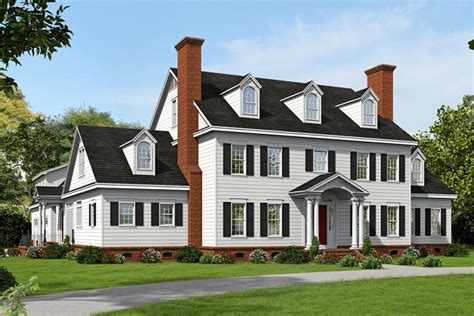 Modern Colonial House Plans