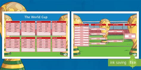 World Cup Wall Chart Teacher Made Twinkl