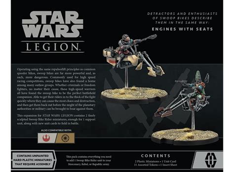 Star Wars Legion Swoop Bike Riders Exp Utvidelse Til Star Wars Legion