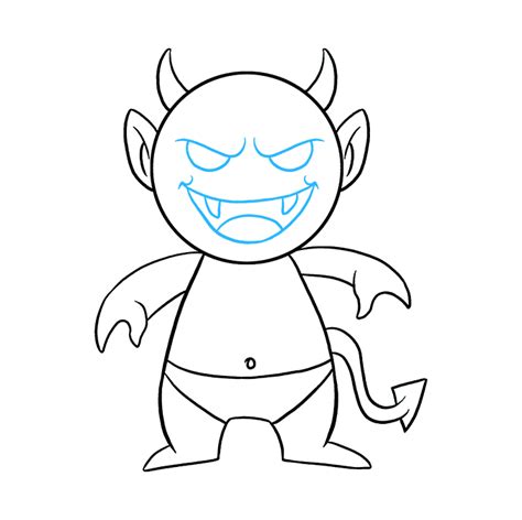 How To Draw A Demon Really Easy Drawing Tutorial