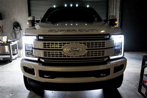 Recon Ford F 350 2018 Black Led Cab Roof Lights