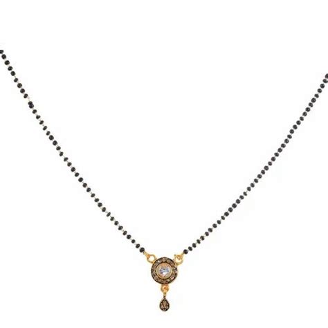 Mekkna Womens Pride Traditional Gold Plated Mangalsutra For Women