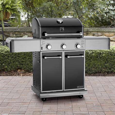 Kenmore Elite 3 Burner Gas Grill With Warming Rack Shop Your Way