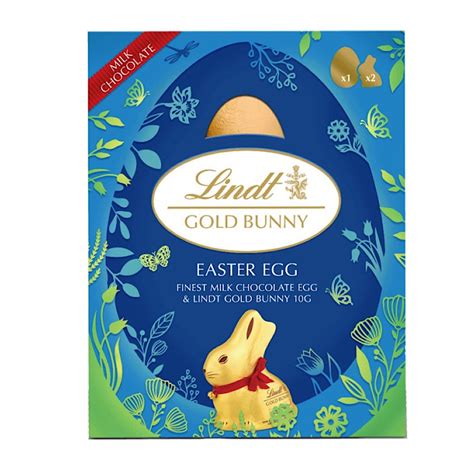 Lindt Gold Bunny Milk Chocolate Easter Egg 2 Sizes Available