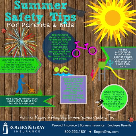 Summer Safety Tips Infographic