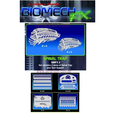 Artool Biomech Fx Spinal Trap Schablonenset 200 497