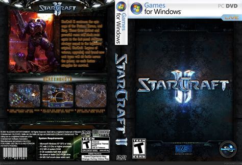 Starcraft Ii Pc Box Art Cover By Feed