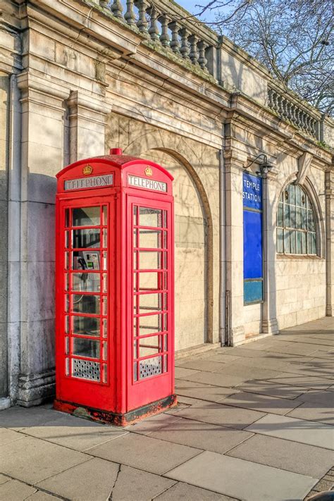 Red Telephone Box London Postcard In 2020 Red Telephone