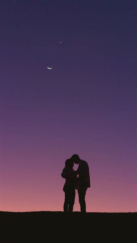 Night Moon Couples Romantic Wallpapers 1080x1920 Romantic Wallpaper