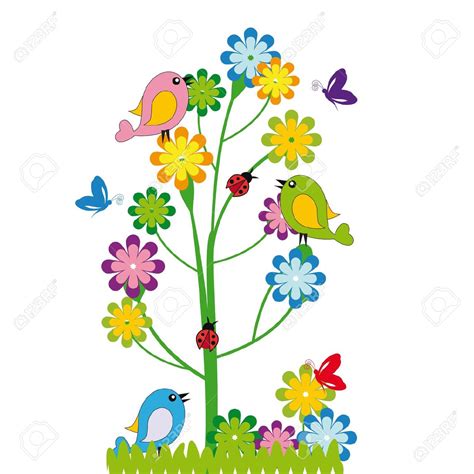 Wildflower Clipart Cartoon Pencil And In Color Wildflower Clipart Cartoon