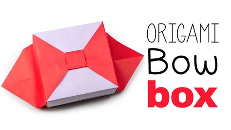 Origami Bow Box V2 Tutorial ♥︎ Diy ♥︎ Youtube