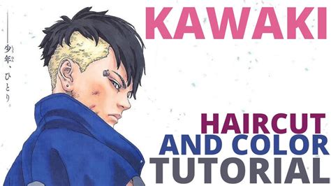 Kawaki Boruto Haircut And 2 Tone Fantasy Color Tutorial Undercut カワキ