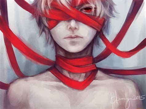 Anime Character Series Tokyo Ghoul Cool Red Eyes