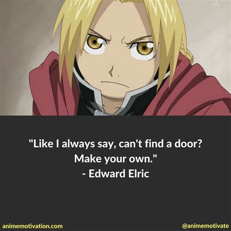 Edward Elric Quotes Anime Quotes Inspirational Fullmetal Alchemist Quotes Alchemist Quotes