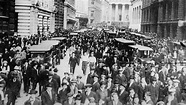 Le "jeudi noir" ou le krach de Wall Street : 24 octobre 1929