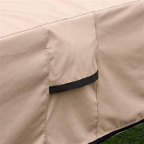 Uceder Hot Tub Cover Cap Heavy Duty Polyester Actual Size 85 X85 X20 Fit 83 X 83 Spa Sun