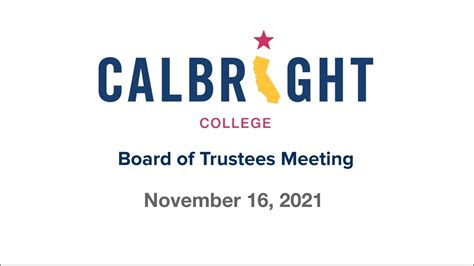 Board Of Trustees Meeting November 16 2021 Youtube