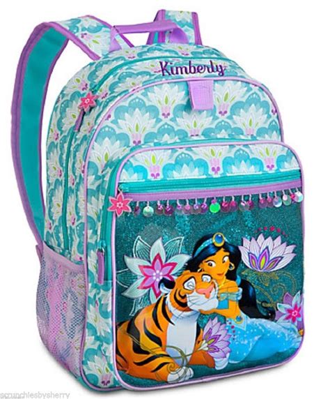 Disney Store Princess Jasmine Backpack Book Bag 2015