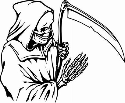 Scythe Skeleton Death Halloween Dead Horror Pixel