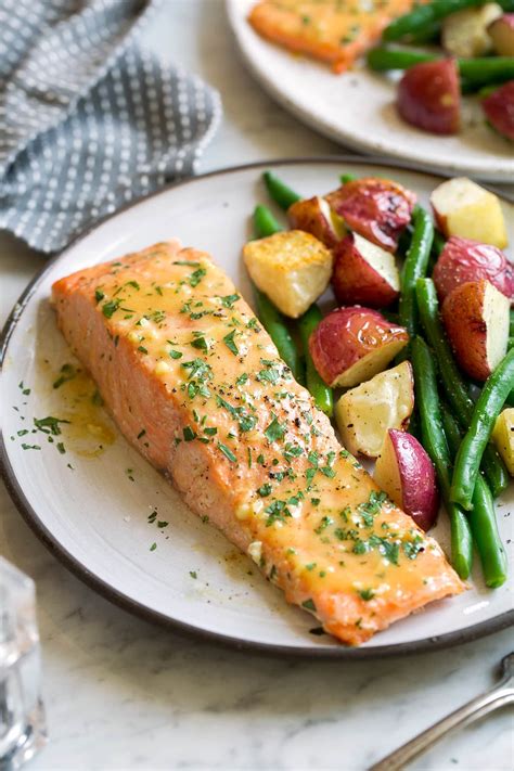 Today, all we're doing is rubbing the fillets with a little oil and sprinkling them with salt and pepper. Baked Salmon (with Buttery Honey Mustard Sauce) - Cooking Classy