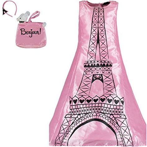 Girls Paris France Eiffel Tower 3pc Costume Size 7 8 Drea Paris