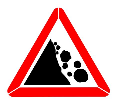 Stream falling by trevor daniel from desktop or your mobile device. Falling Rocks Sign Stencil | SP Stencils